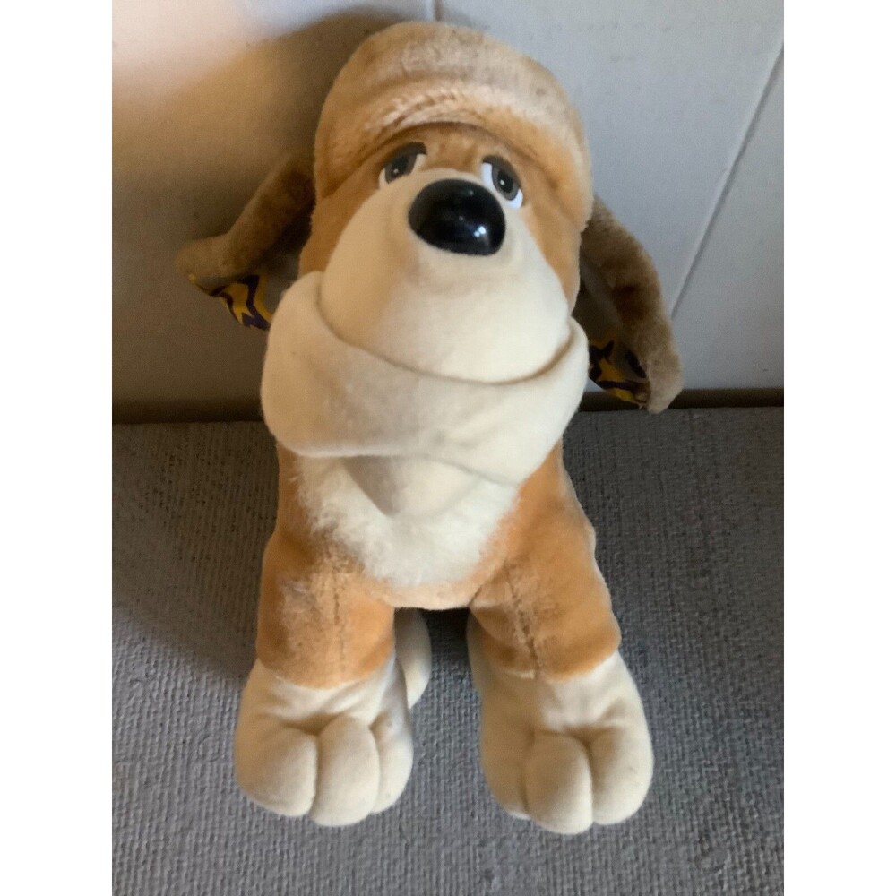VINTAGE 1991 TONKA PLUSH DOG POOCH PATROL TRANSFORMING WITH CAPE SUPER HERO  EUC